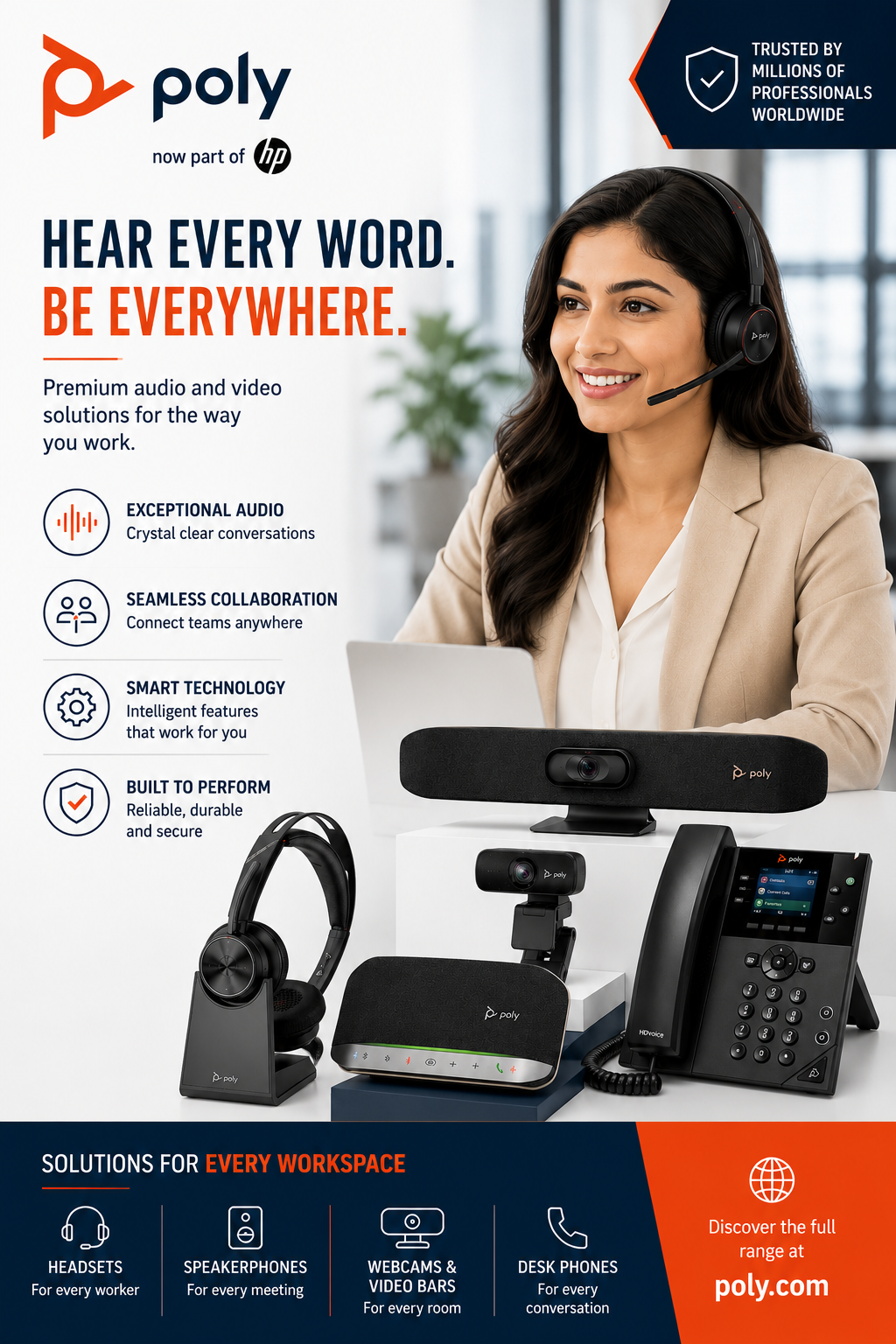 poly Video Conferencing Solutions & Collaboration Systems - Authorized Dealer in Bhatpura